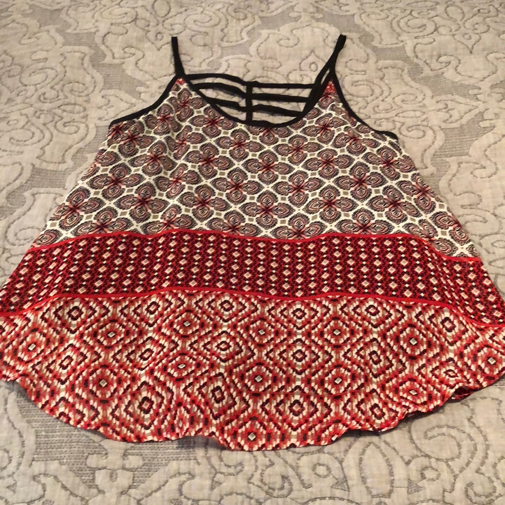 Black and Red Top